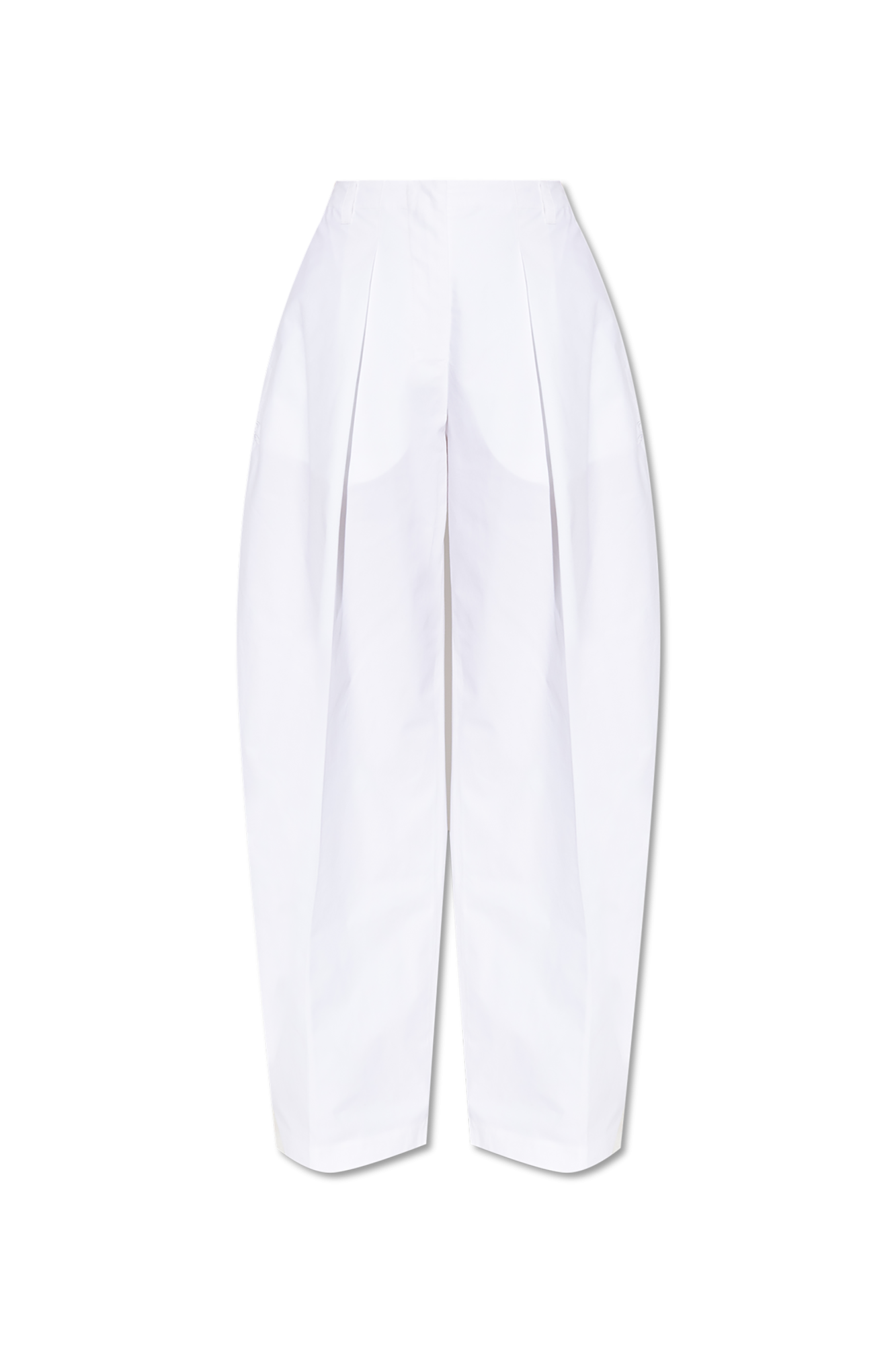 JACQUEMUS オハロハンツ 241PA0791718 990 Jacquemus Le Pantalon Ovalo Trousers | Neutrals | FARFETCH AO